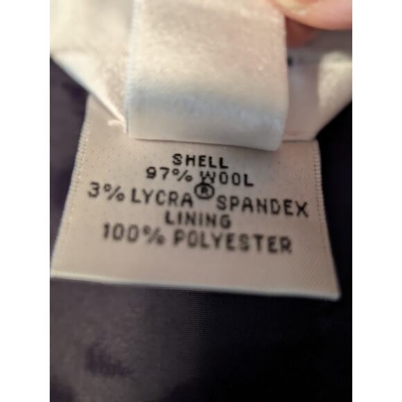 Talbot's Purple Wool Stretch Fully Lined Panel Flare Skirt Women's Plus Size 12W - Picture 4 of 13